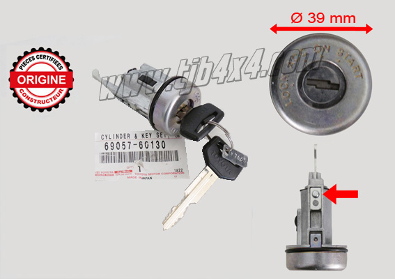 Barillet serrure direction (neiman) avec clefs